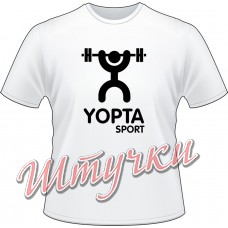 Футболка мужская "Yopta Sport" белая