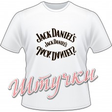 Футболка мужская "Jack Daniel’s отражение" белая