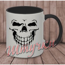 Кружка цветная "Череп V01"