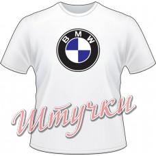 Футболка мужская "BMW" белая