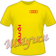 Футболка мужская "Audi V01" цветная